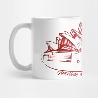 Sydney opera house Mug